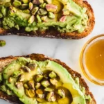 Avocado Toast with Honey and Pistachios