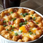 Bacon Egg and Tater Tot Casserole