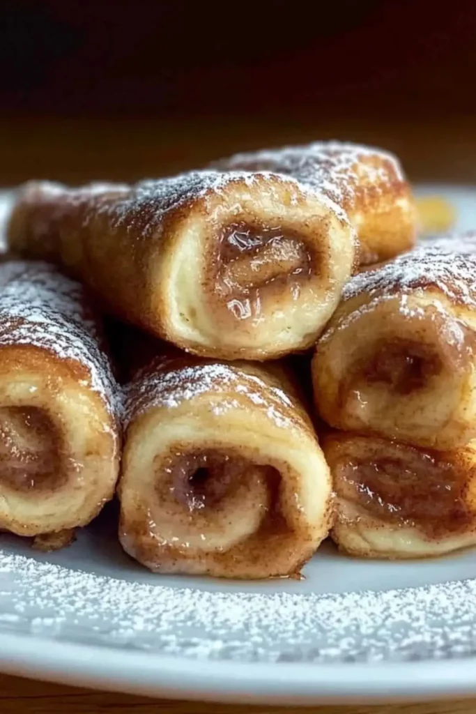 Cinnamon Roll French Toast Roll-Ups