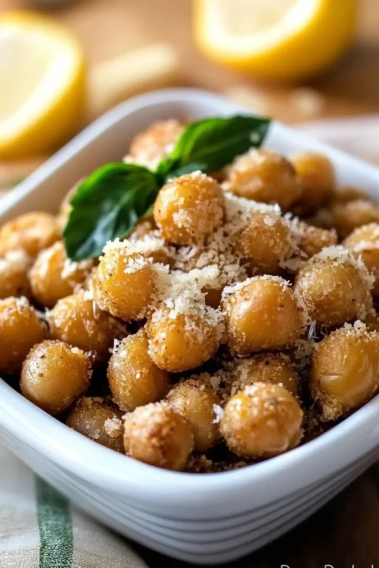 Crispy Parmesan Chickpeas