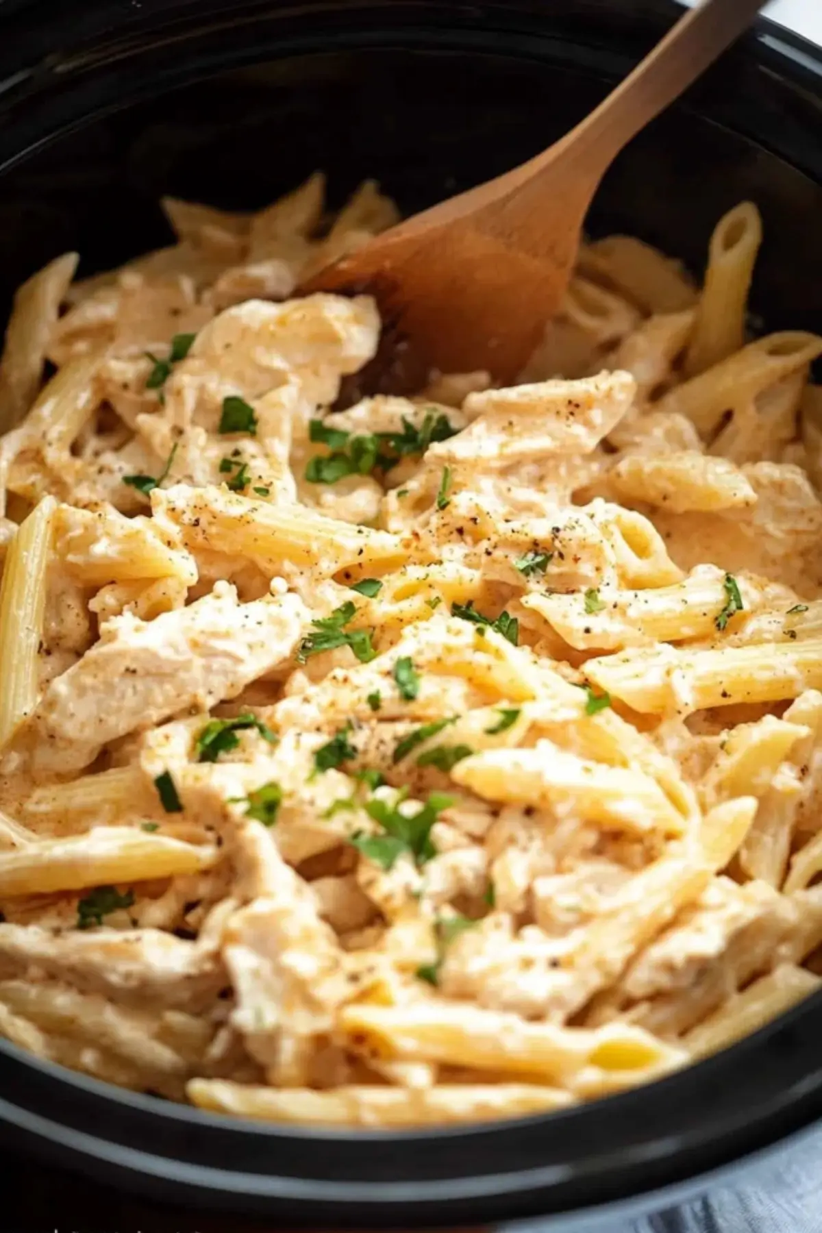 Crock Pot Cajun Chicken Pasta