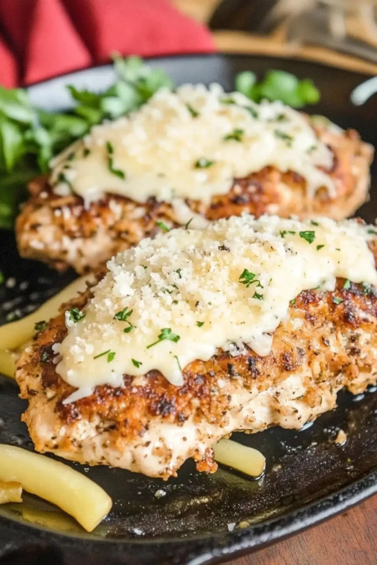 Longhorn Garlic Parmesan Crusted Chicken