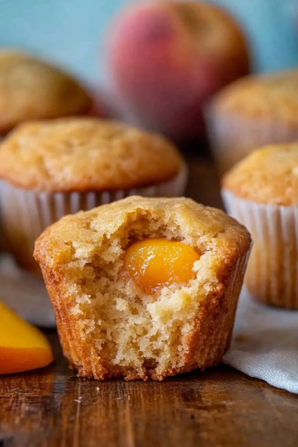 Peach Muffins Recipe