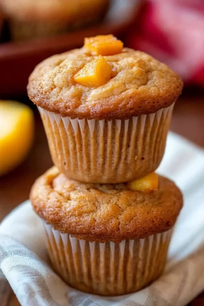 Peach Muffins Recipe