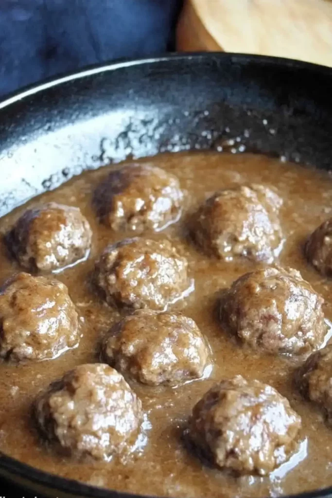 Salisbury Steak Meatballs