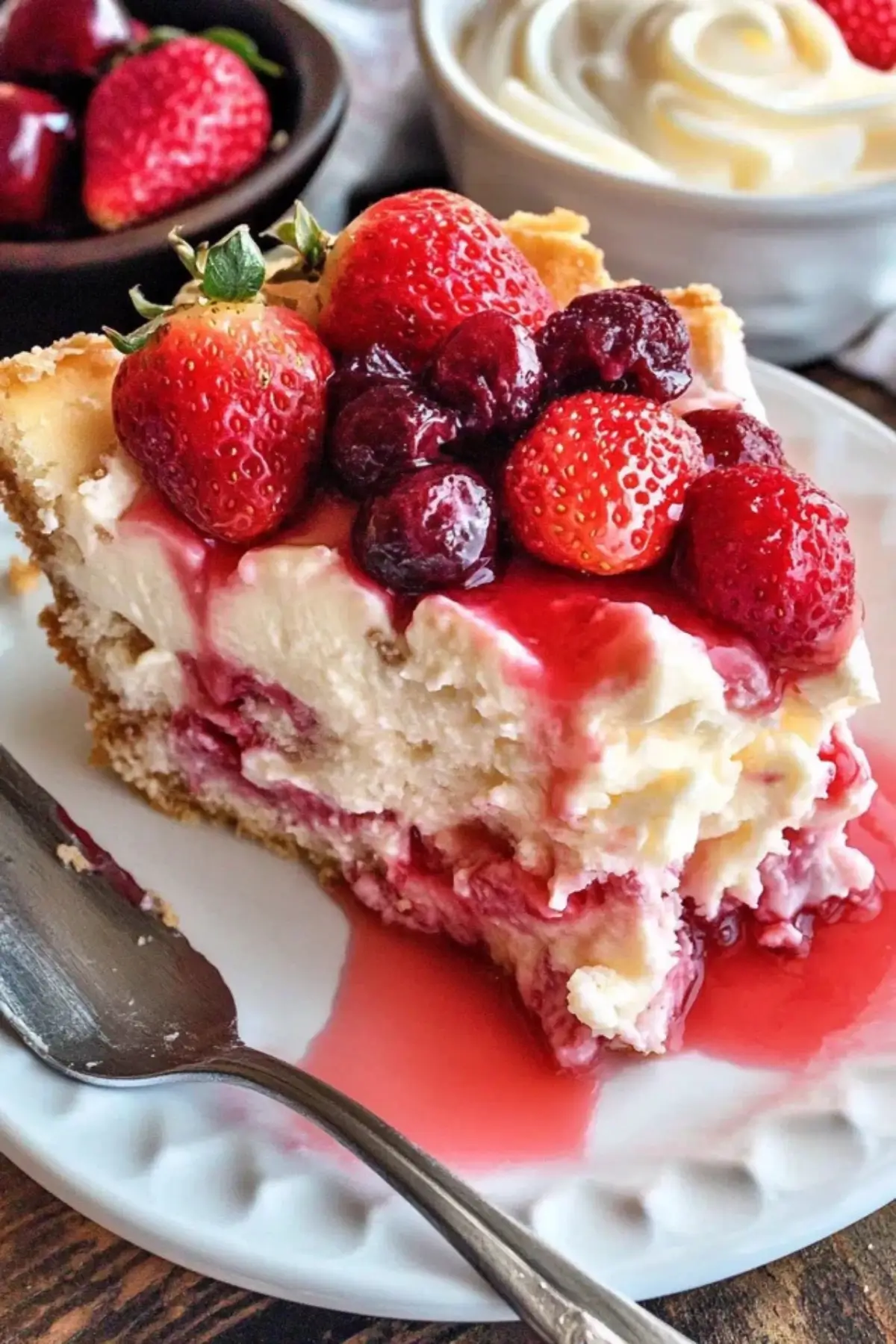 Strawberry Cheesecake Dump Cake Recipe