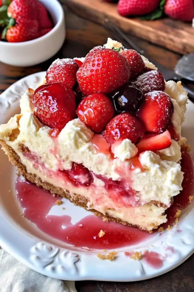 Strawberry Cheesecake Dump Cake Recipe