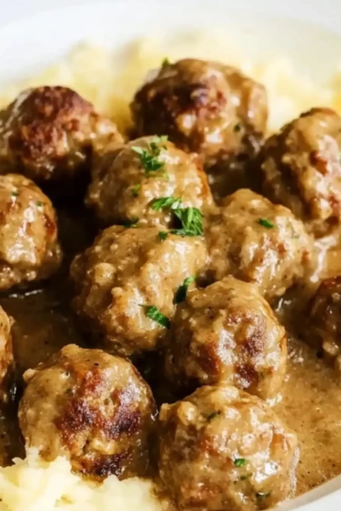 Swedish Meatballs in the Crockpot