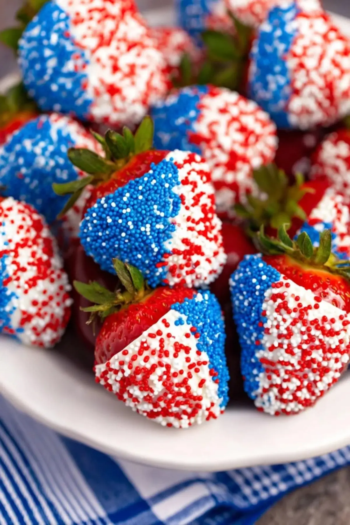 4th of July Chocolate Covered Strawberries