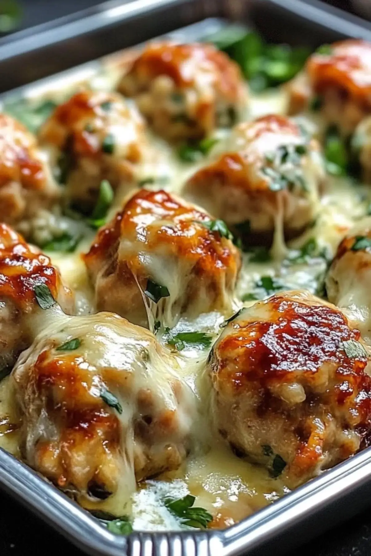 Baked Chicken Ricotta Meatballs