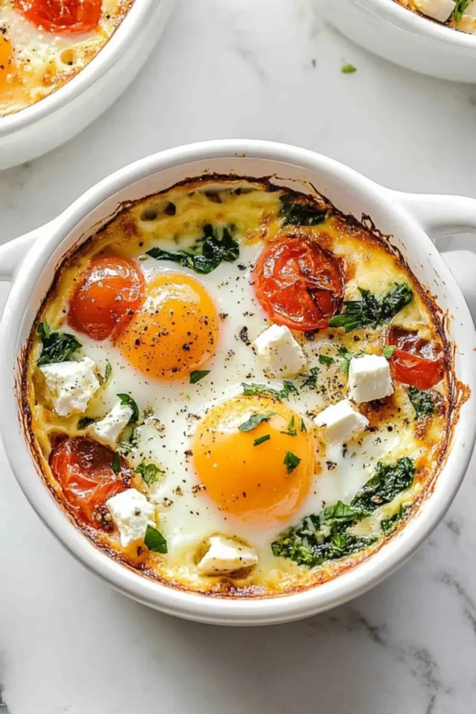 Baked Feta Eggs Recipe