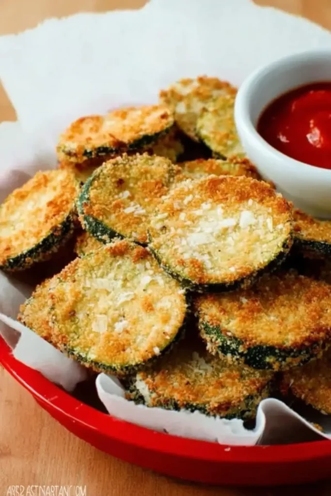 Baked Parmesan Zucchini Chips