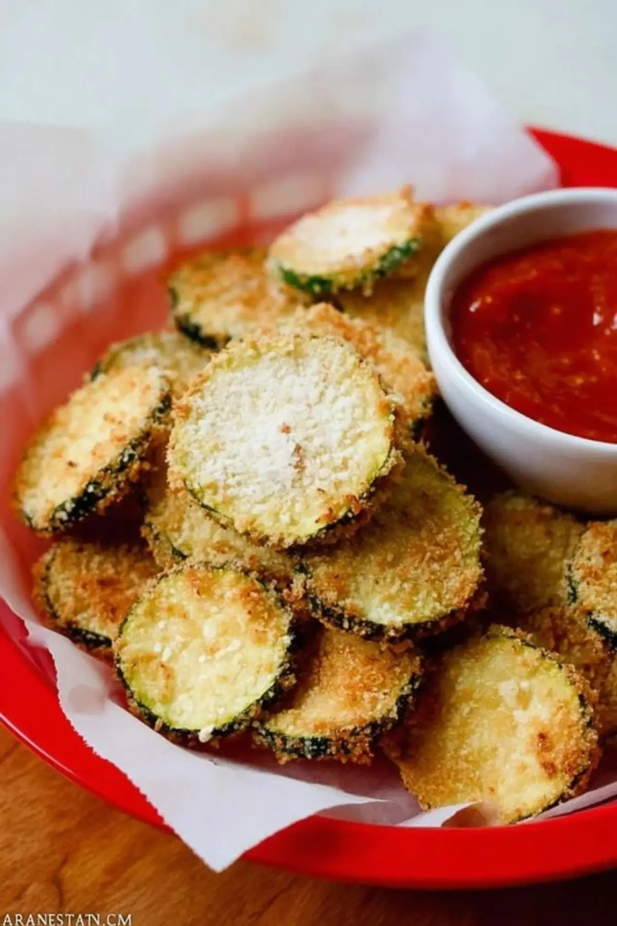 Baked Parmesan Zucchini Chips