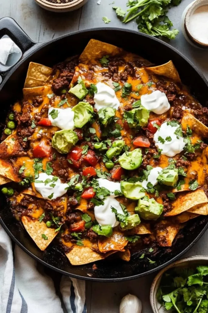 Beef Skillet Enchiladas