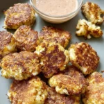 Cheesy Cauliflower Bites