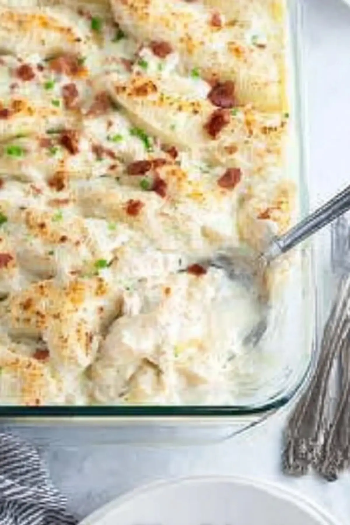 Chicken Alfredo Stuffed Shells