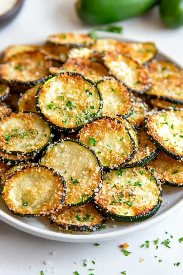 Crispy Baked Zucchini Chips