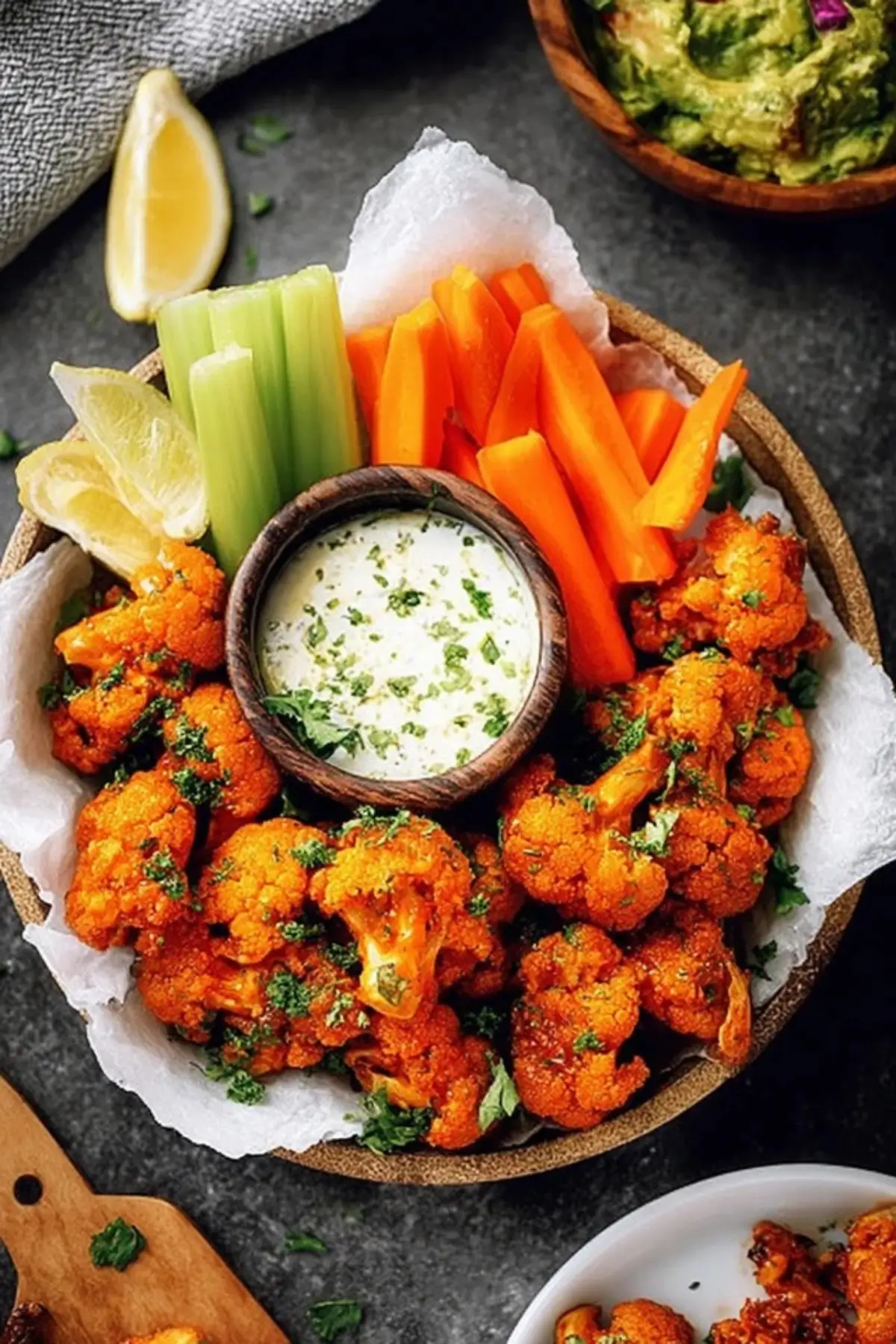 Crispy Buffalo Cauliflower Wings