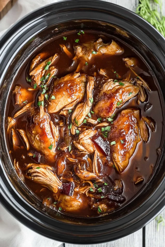 Crock Pot Bourbon Chicken