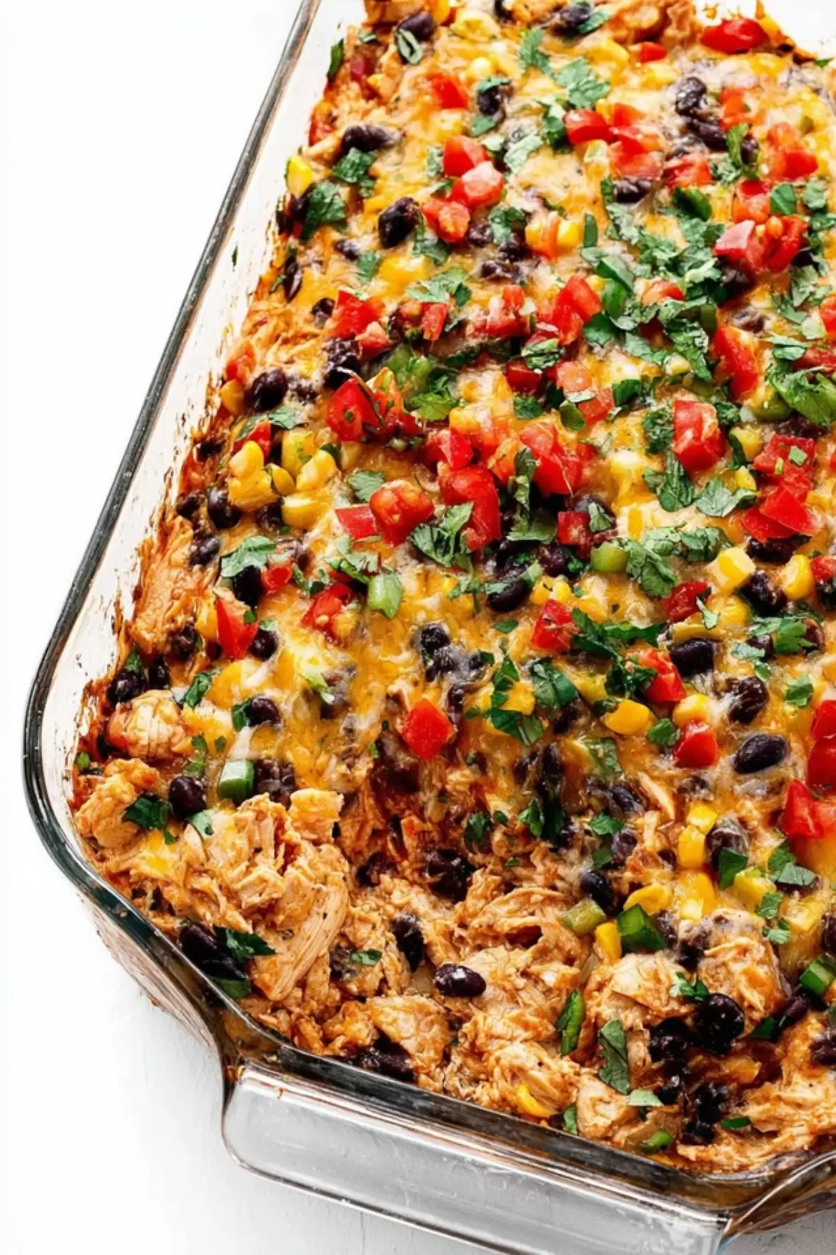 Easy Chicken Burrito Casserole