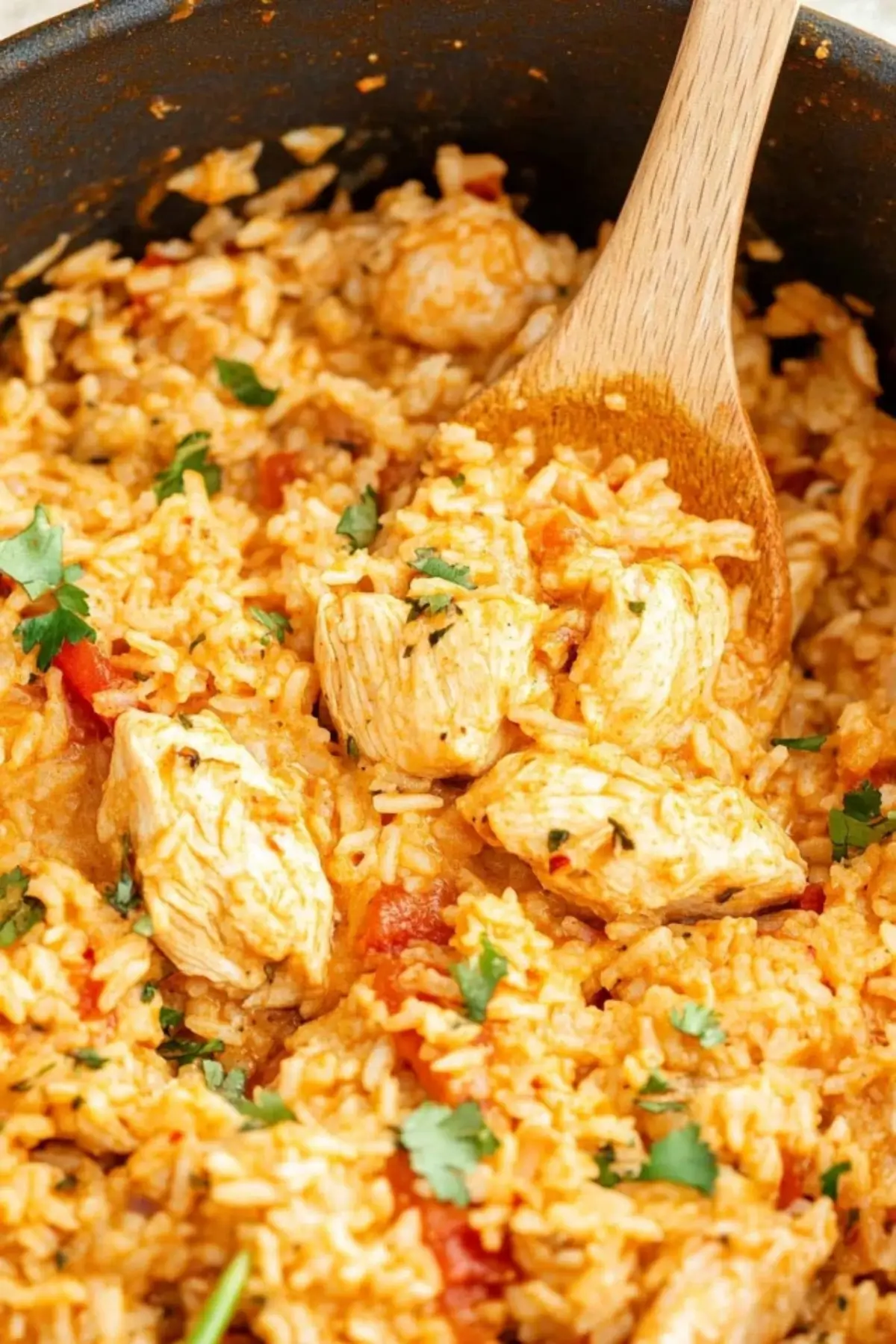 Easy One Pot Queso Chicken and Rice
