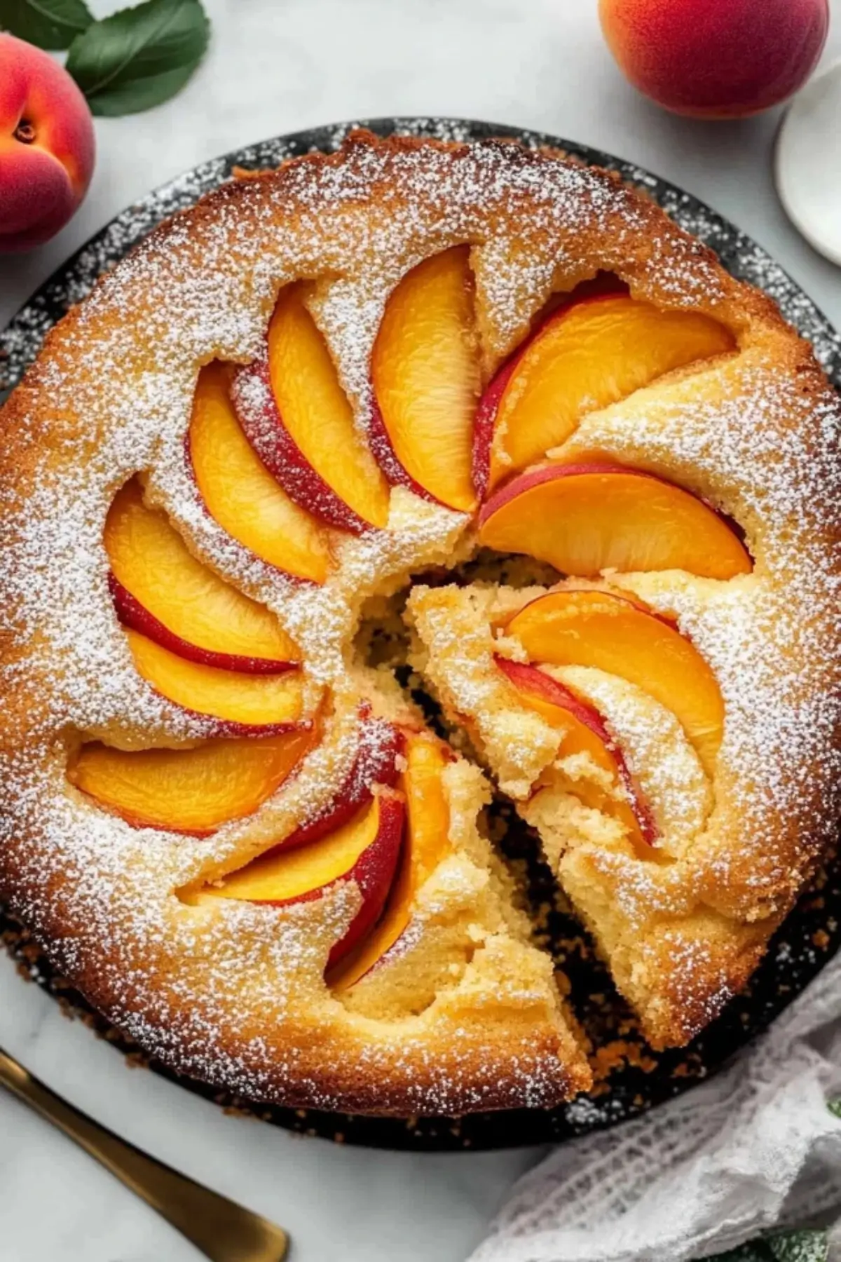 Fresh Peach Cake