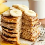 Healthy Banana Oatmeal Pancakes