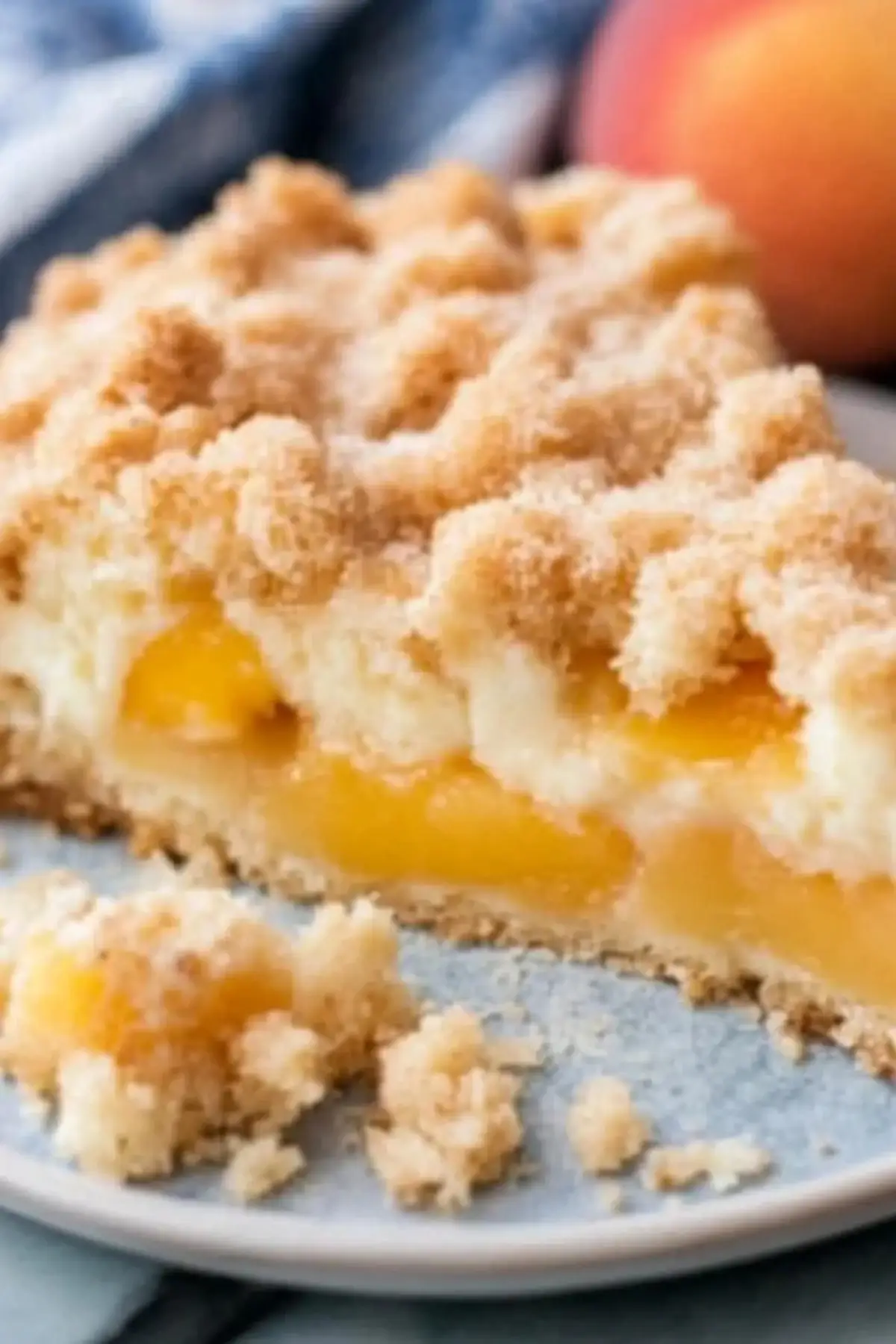 Italian Peach Crumb Cake