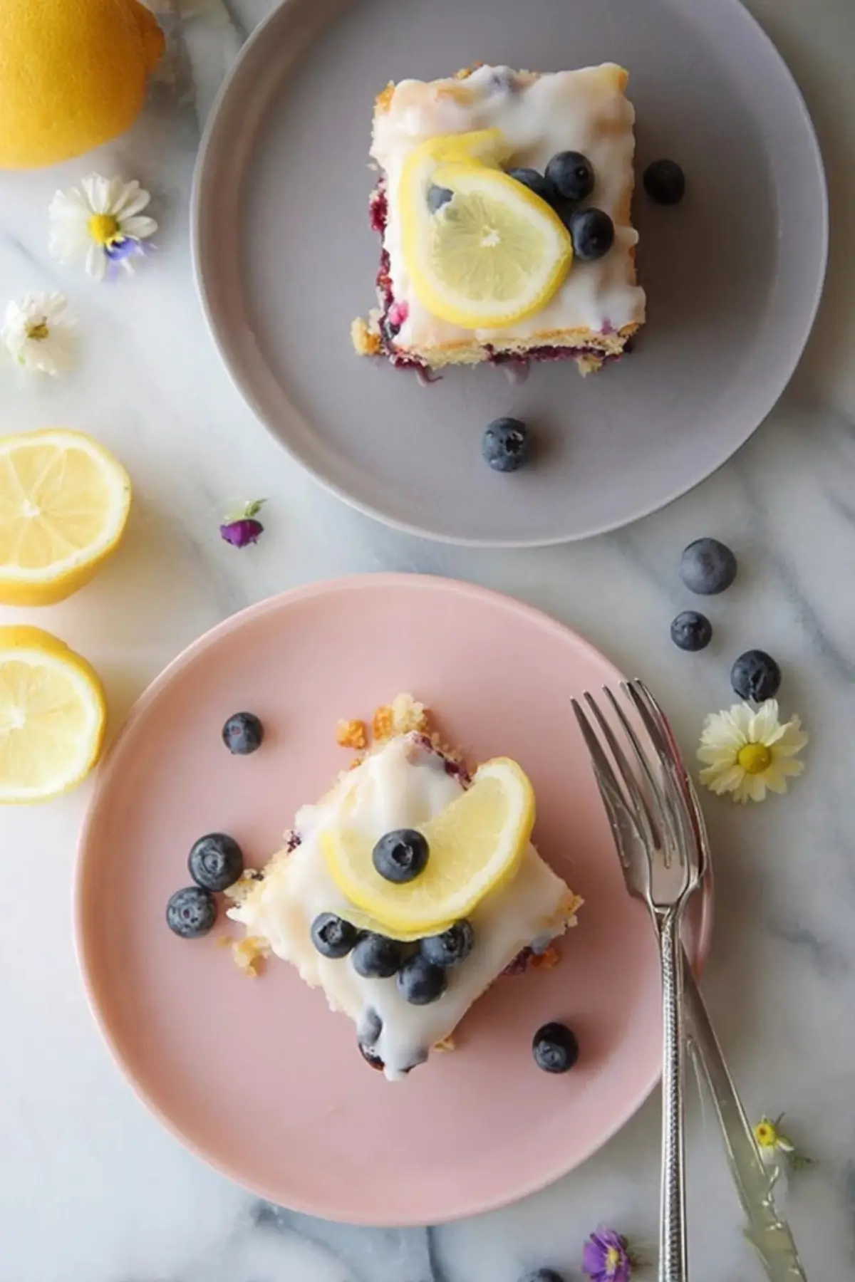 Lemon Blueberry Sheet Cake