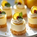 Mini Lemon Cheesecakes