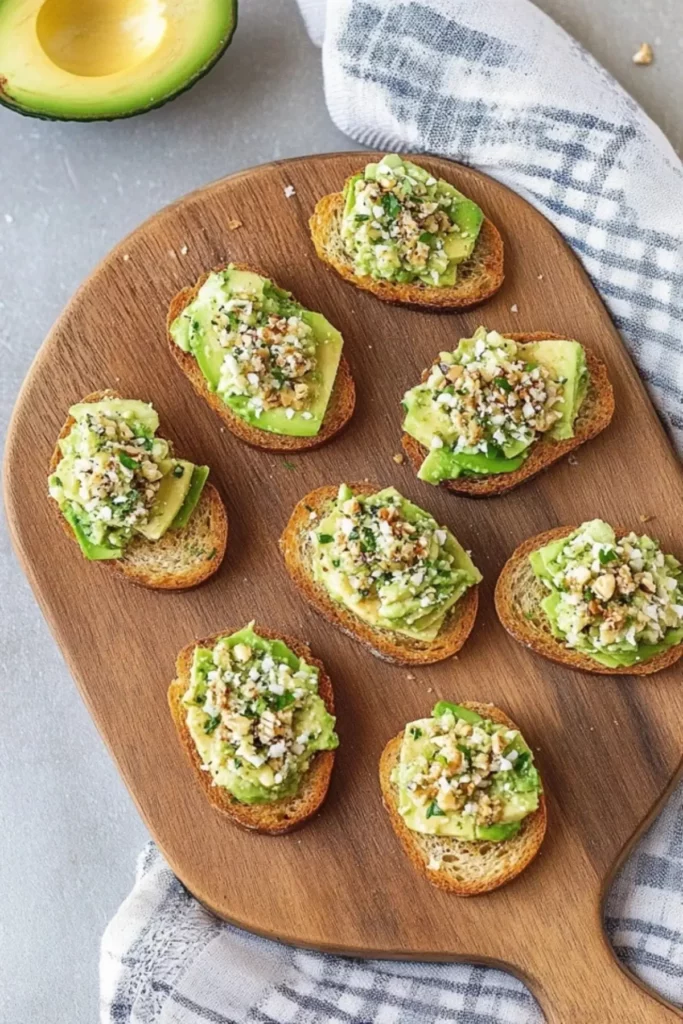 Miniature Avocado Toasts
