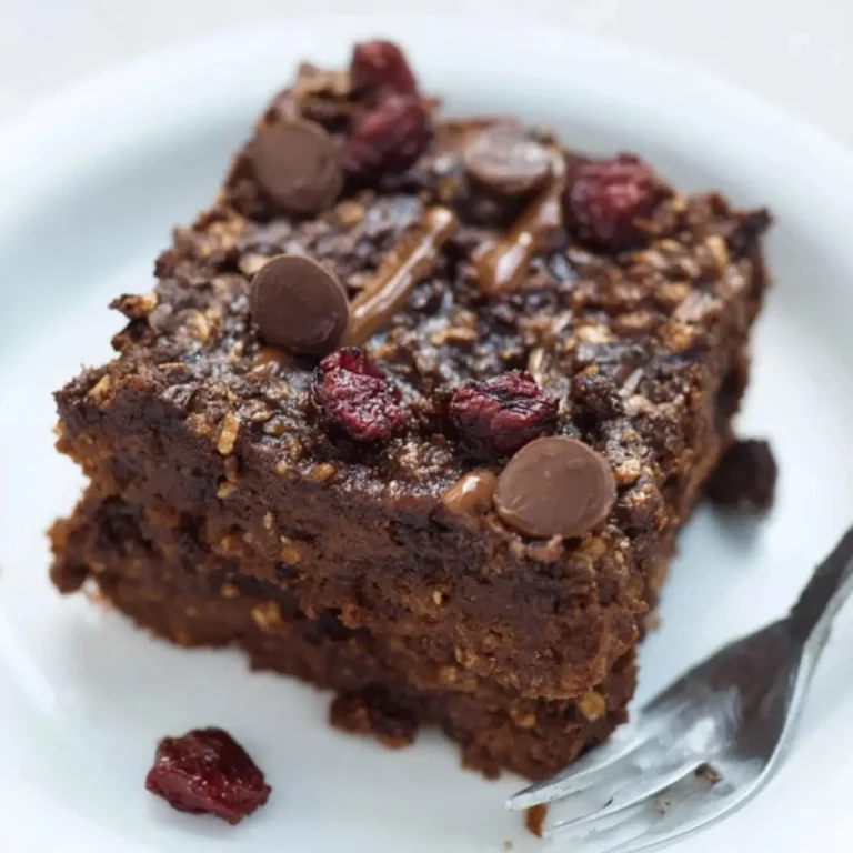 Oatmeal Breakfast Brownies