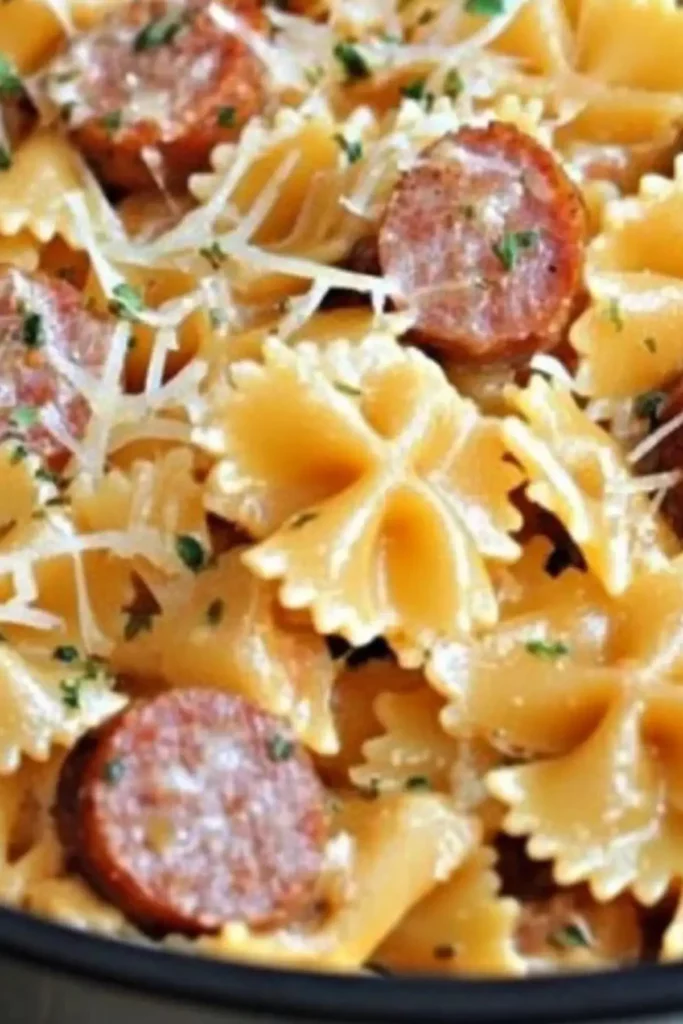 One Pot Smoked Sausage Pasta