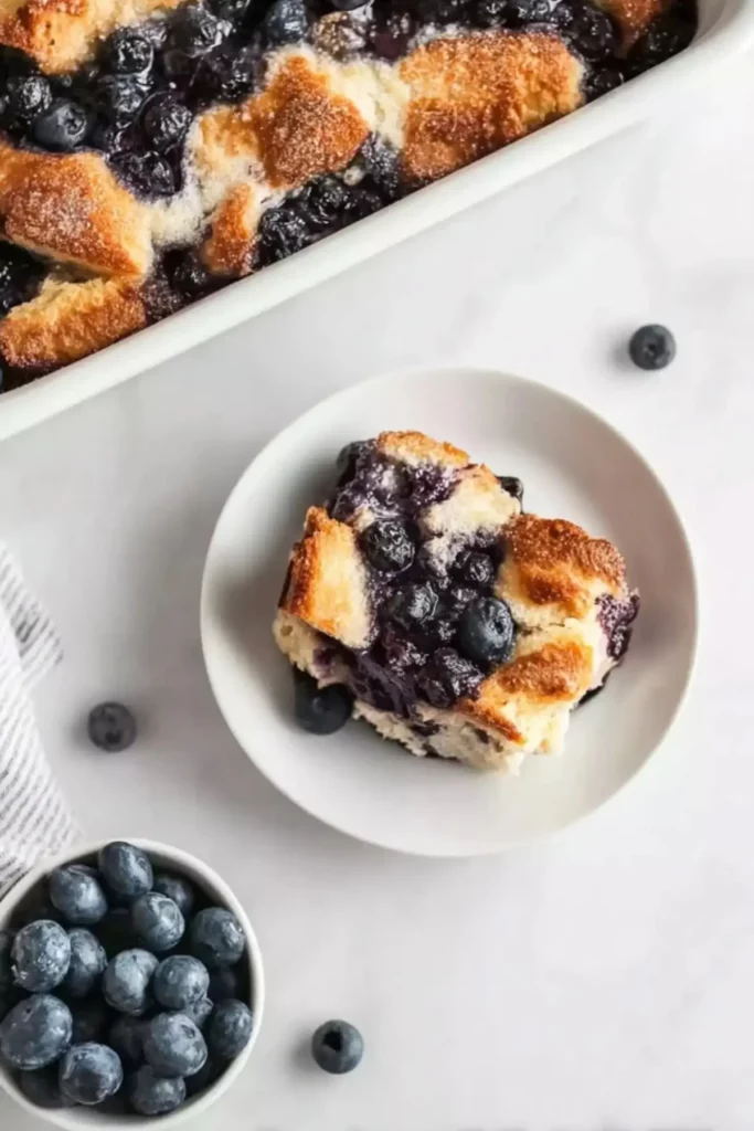 Overnight Blueberry French Toast Casserole Recipe