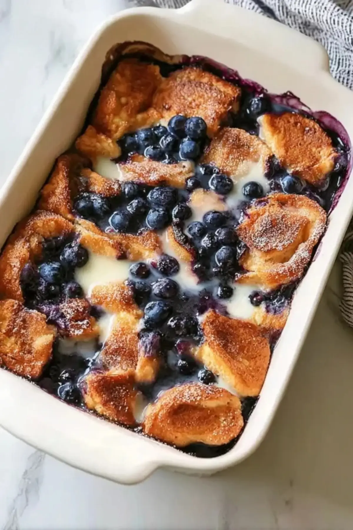 Overnight Blueberry French Toast Casserole Recipe