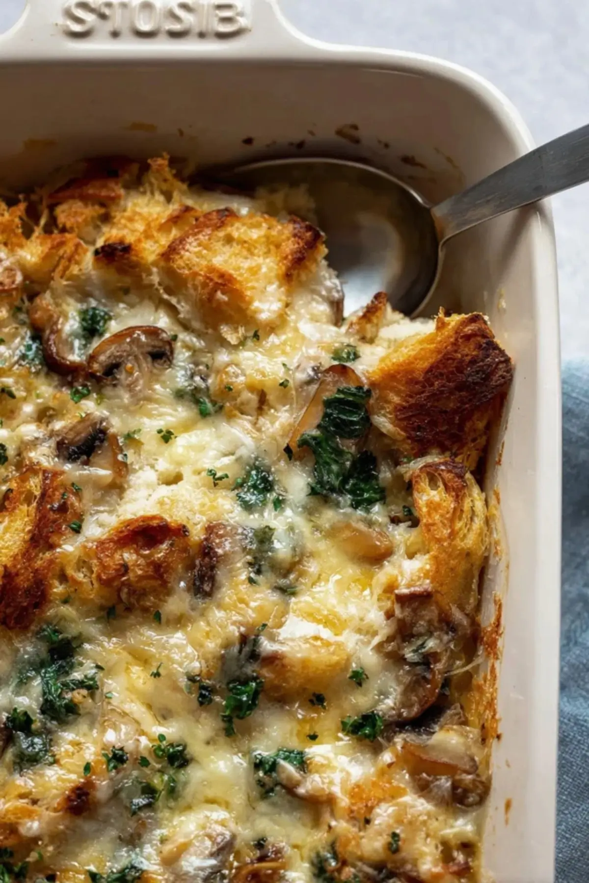 Overnight Croissant Breakfast Bake