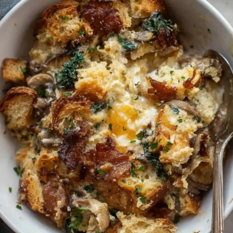 Overnight Croissant Breakfast Bake