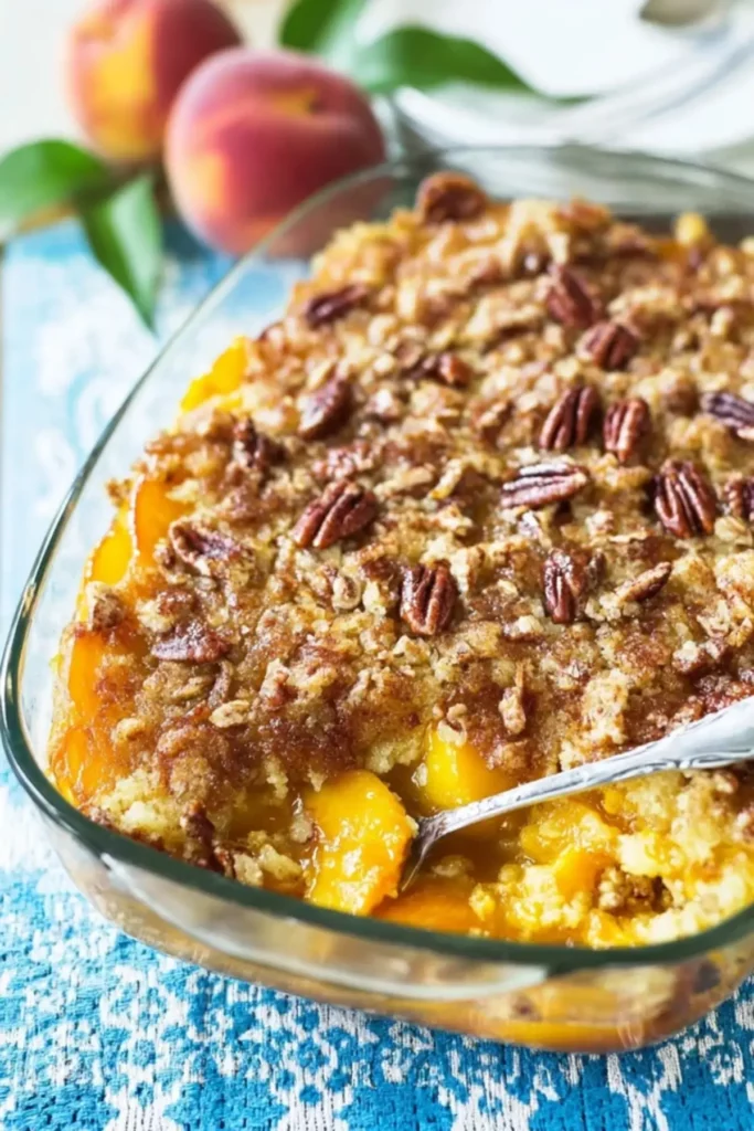 Peach Dump Cake Recipe