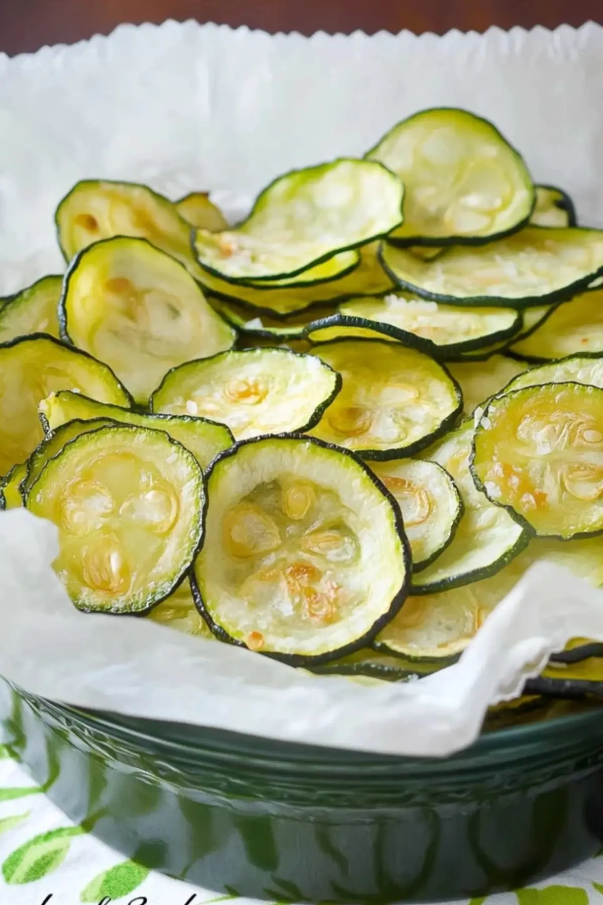 Salt and Vinegar Zucchini Chips