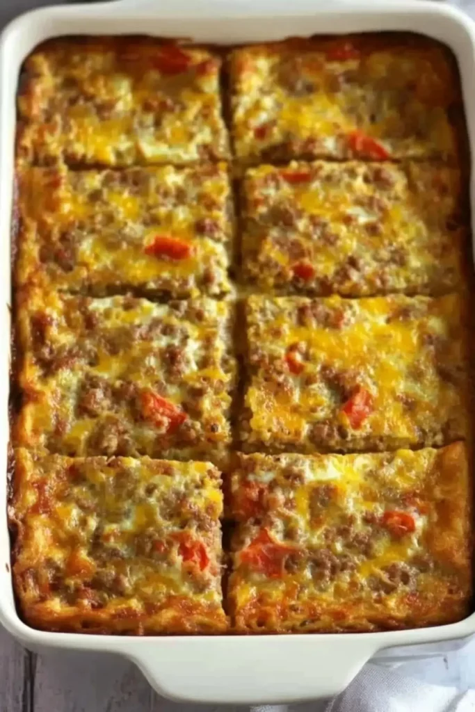 Sausage and Egg Breakfast casserole