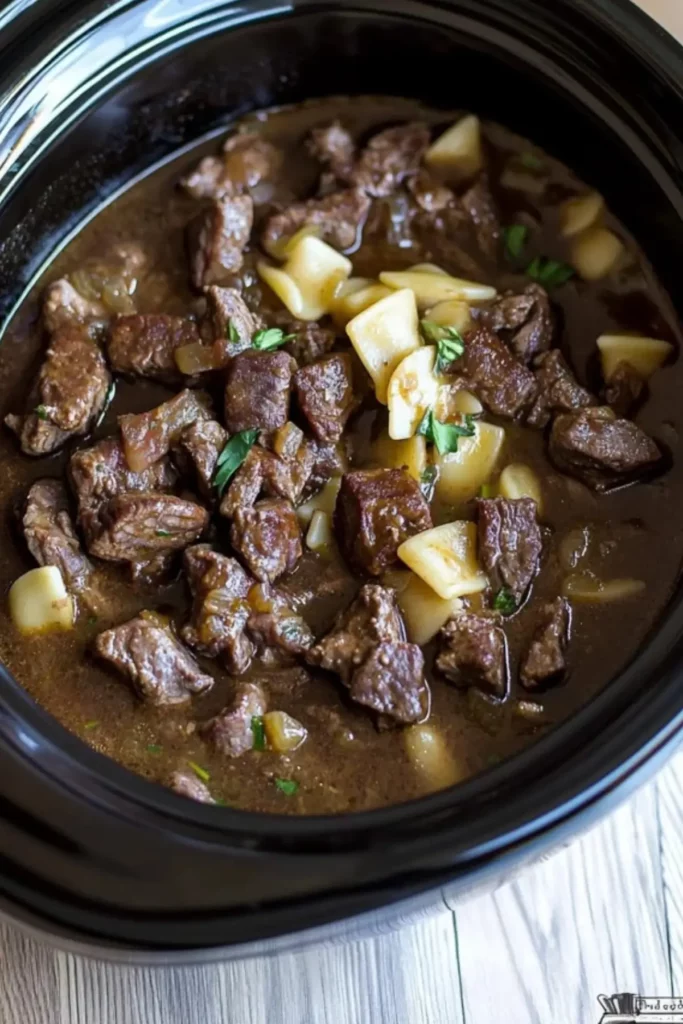 Slow Cooker Beef and Noodles