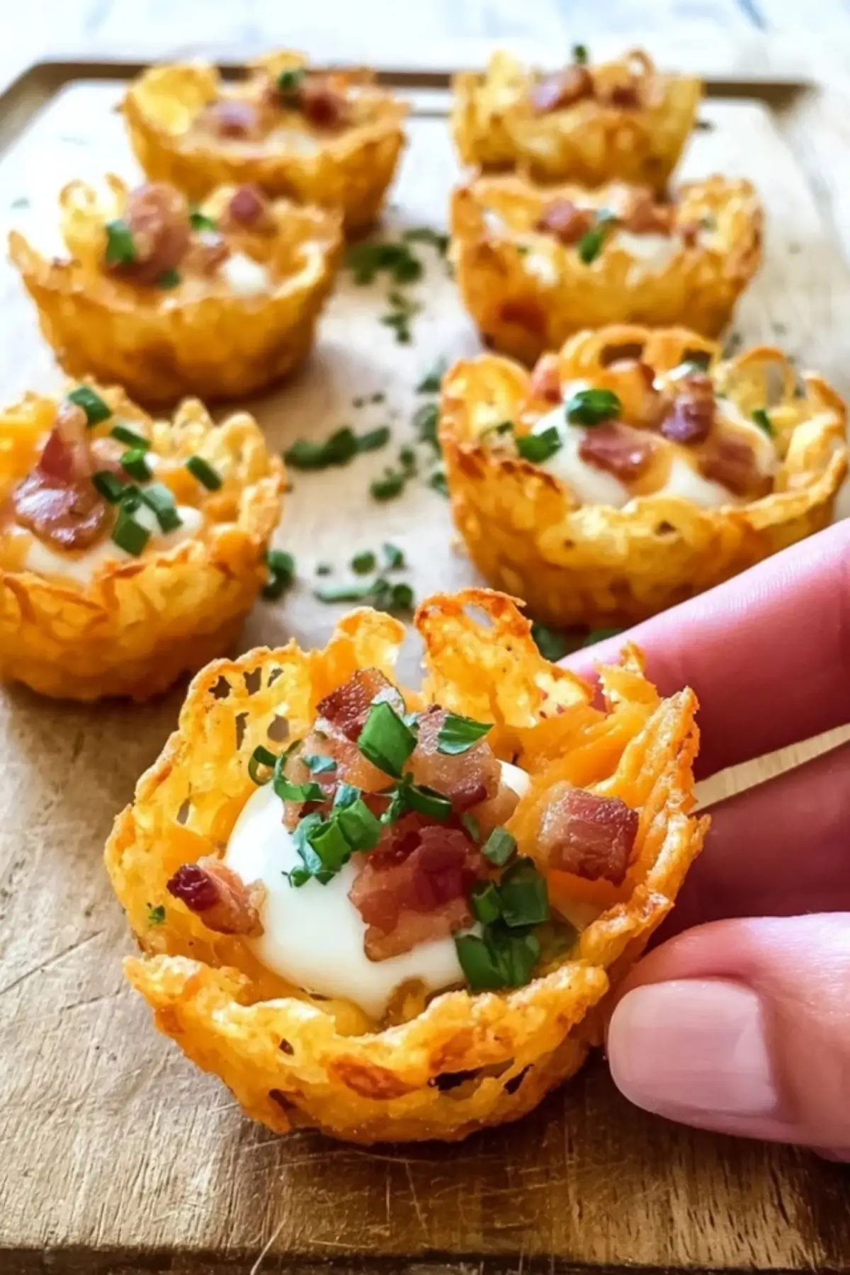 Tater Tot Appetizer Cups