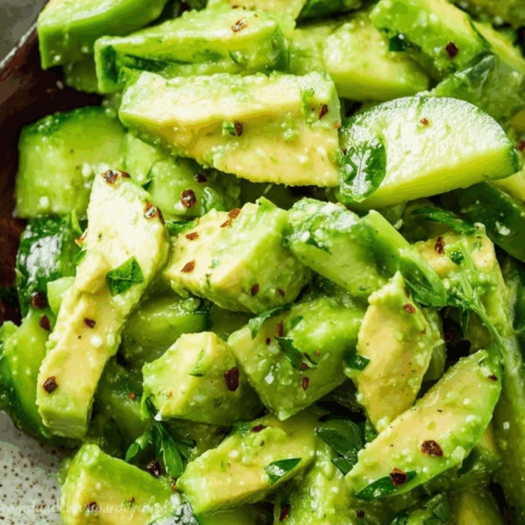 Avocado Cucumber Salad
