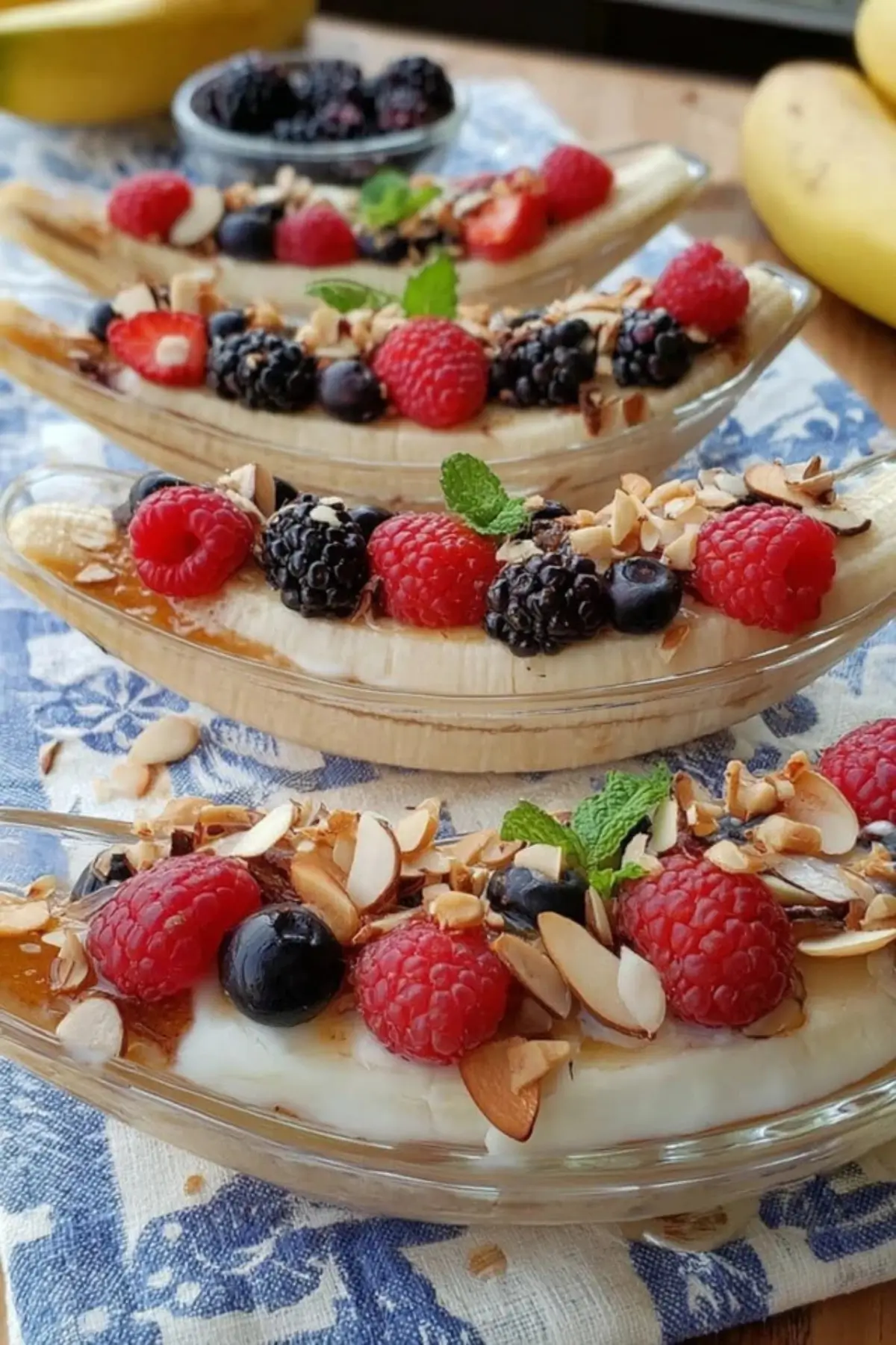 Banana Split Breakfast Bar