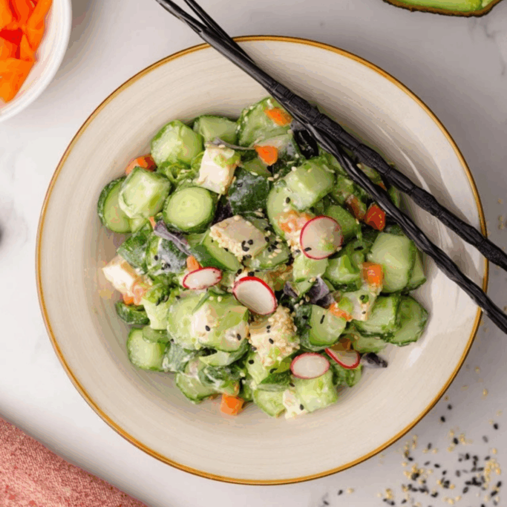 California Roll Cucumber Salad