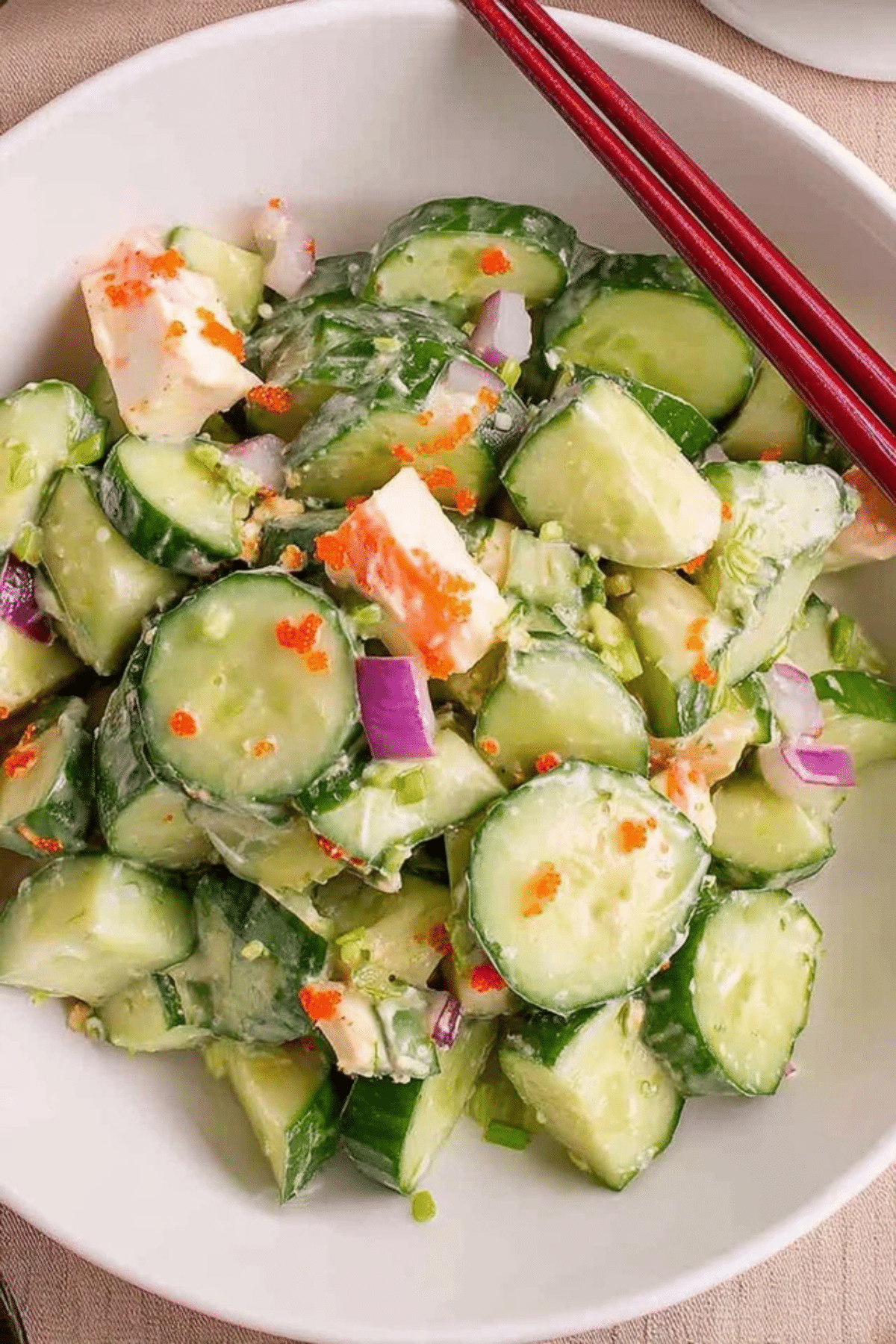 California Roll Cucumber Salad