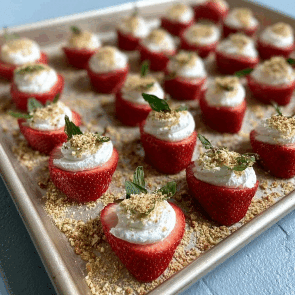 Cheesecake Deviled Strawberries