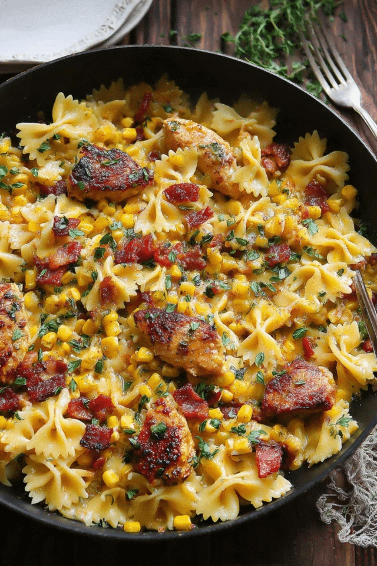 Chicken and Corn Pasta