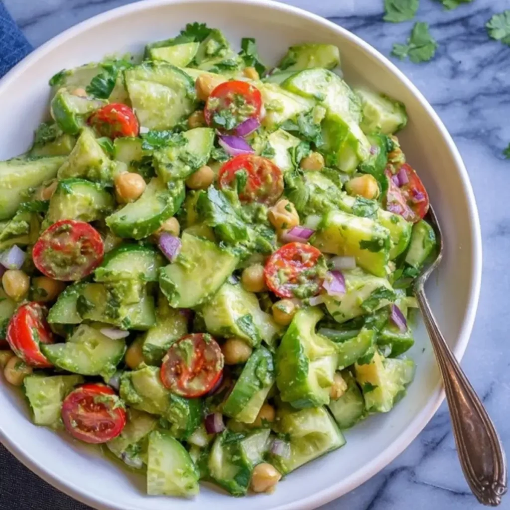 Cilantro Lime Cucumber Salad
