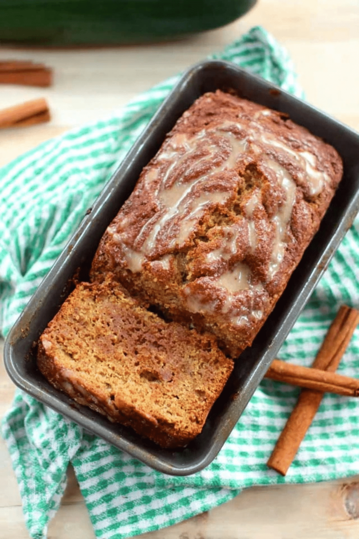Cinnamon Swirl Zucchini Bread